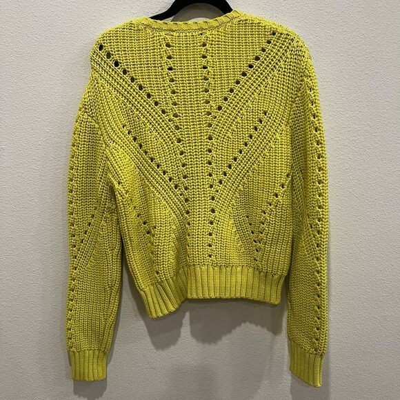 Generation Love Nadia Perf Sweater REVOLVE Sz L Reg $250 Neon Festival Chic Fun - Picture 5 of 7